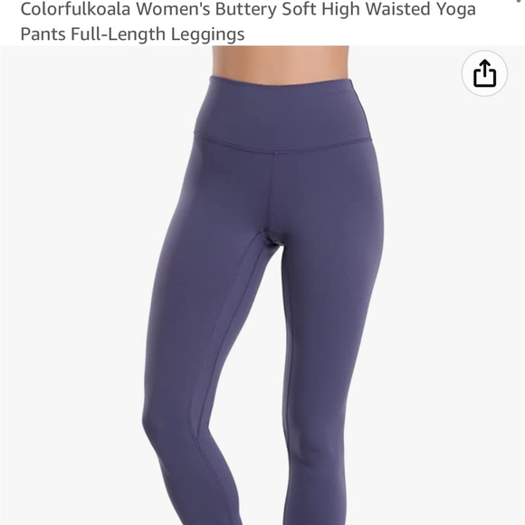 ❤️‍🔥SOLD❤️‍🔥 Colorfulkoala Midnight Navy Leggings - Picture 2 of 2